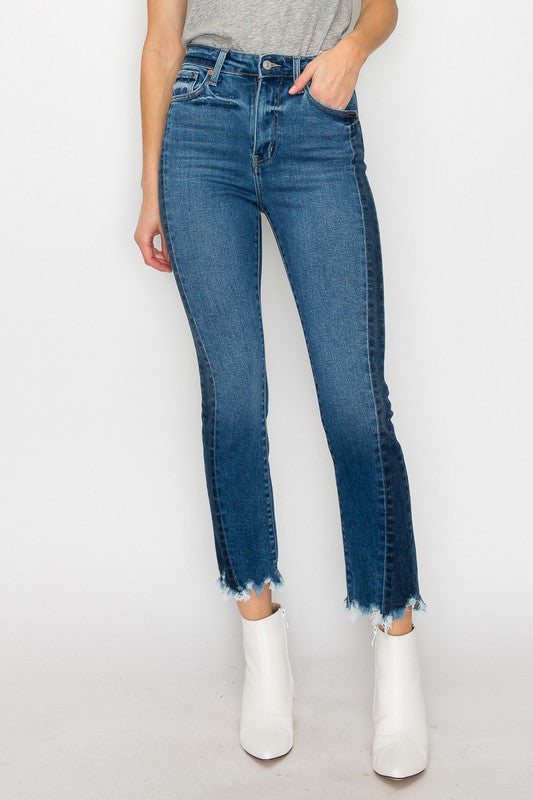 ARTEMIS - HIGH RISE SLIM STRAIGHT JEANS - BP