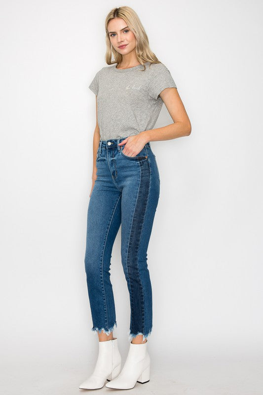 ARTEMIS - HIGH RISE SLIM STRAIGHT JEANS - BP