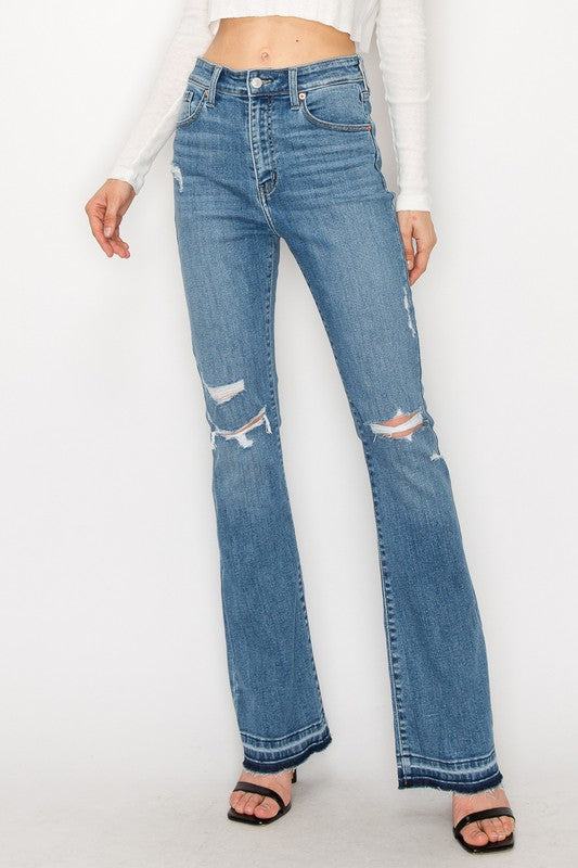 CURVY - ARTEMIS - HIGH RISE SKINNY BOOTCUT JEANS - BP