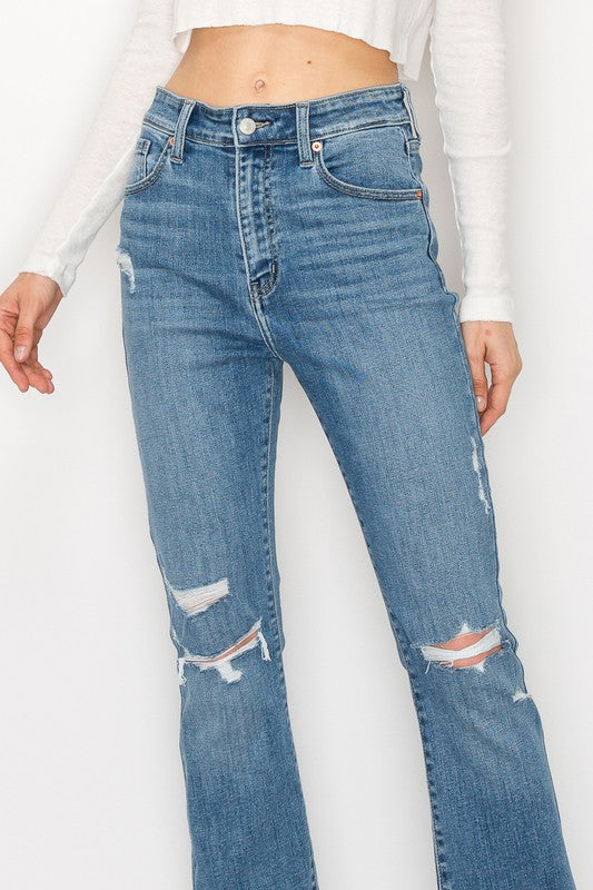 CURVY - ARTEMIS - HIGH RISE SKINNY BOOTCUT JEANS - BP