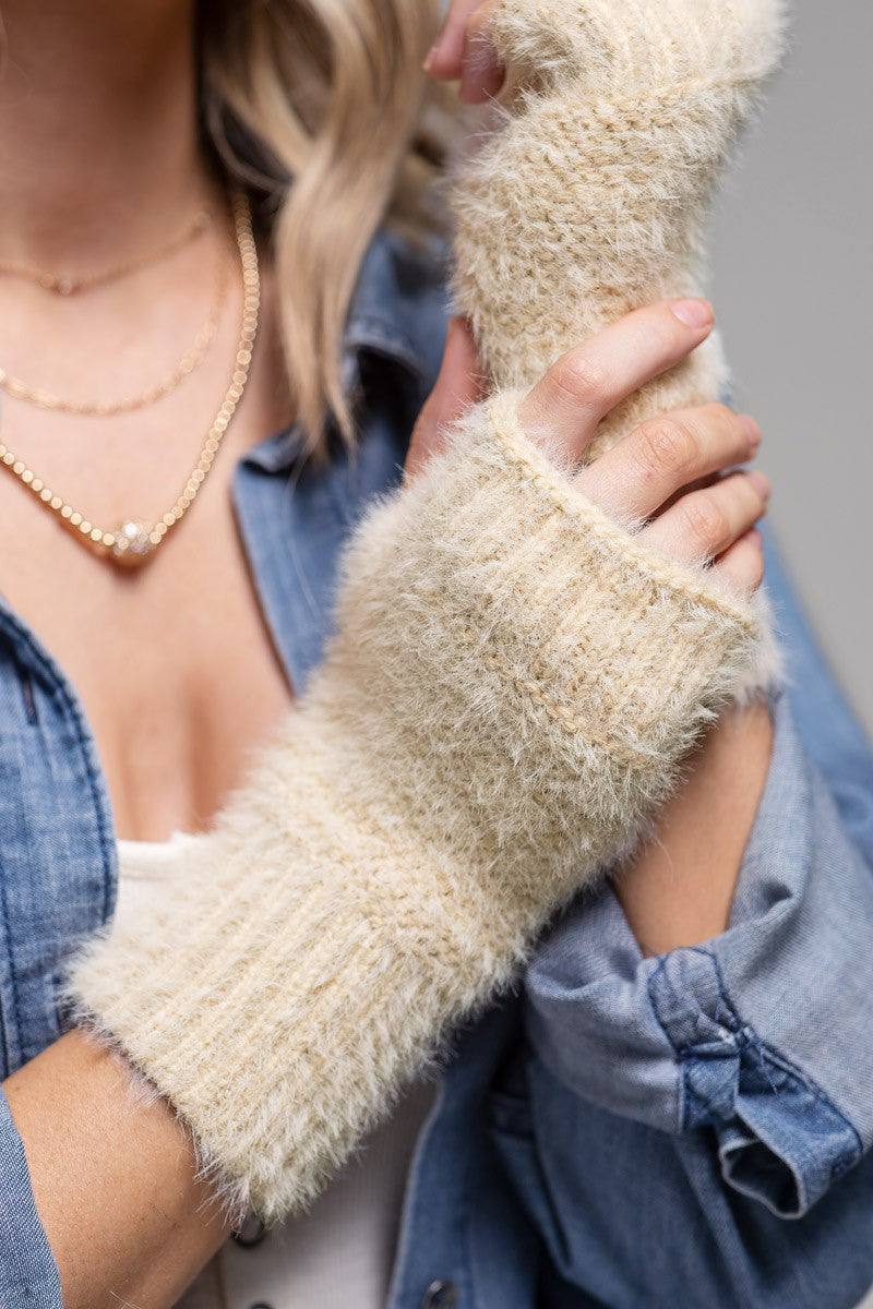 Beloved Meadows Fingerless Knit Gloves