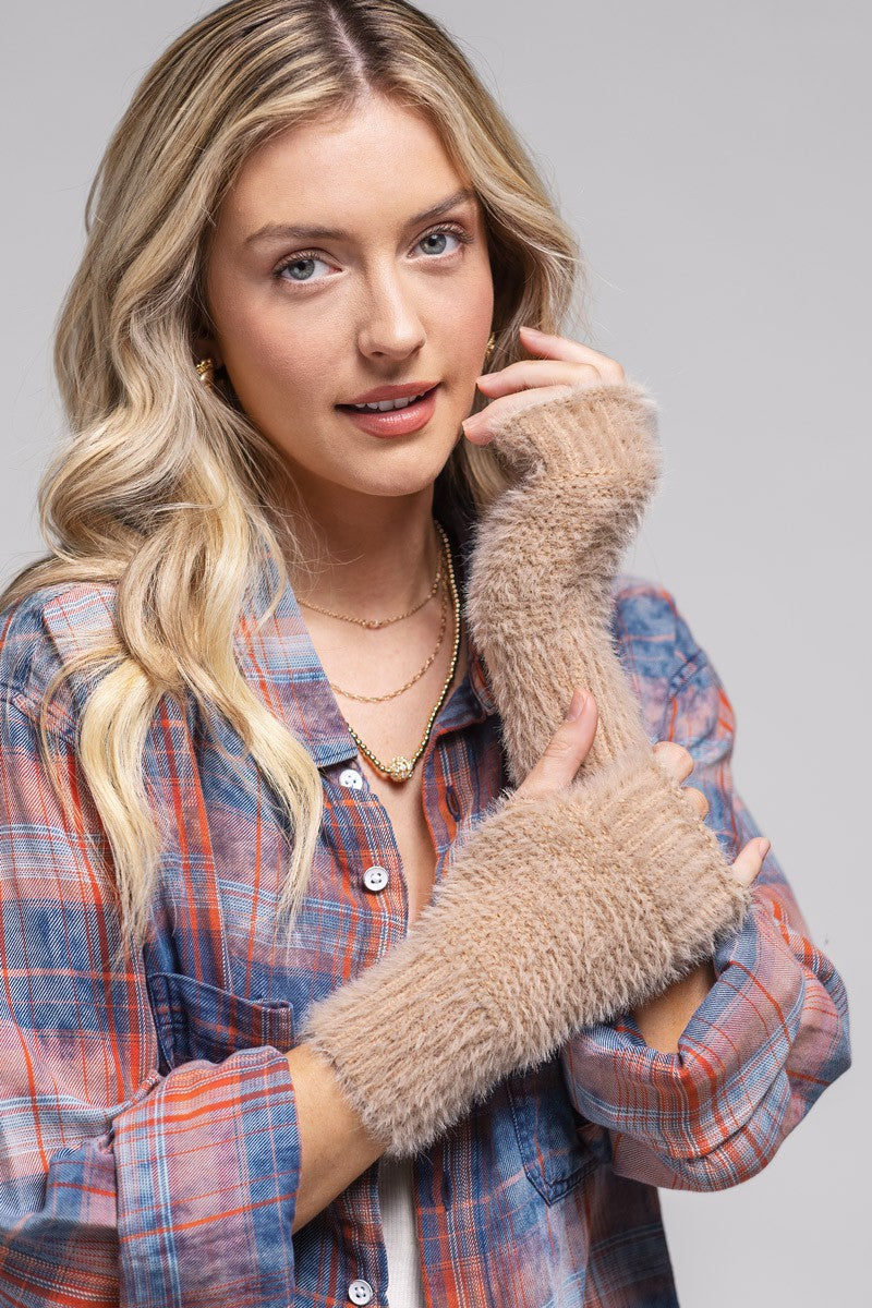 Beloved Meadows Fingerless Knit Gloves