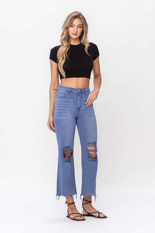 Vervet 90's Vintage Crop Flare Jeans - BP