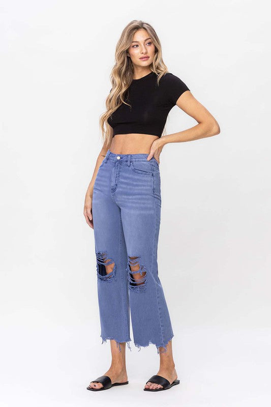 Vervet 90's Vintage Crop Flare Jeans - BP