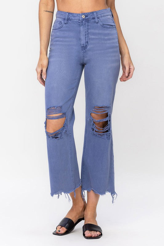 Vervet 90's Vintage Crop Flare Jeans - BP