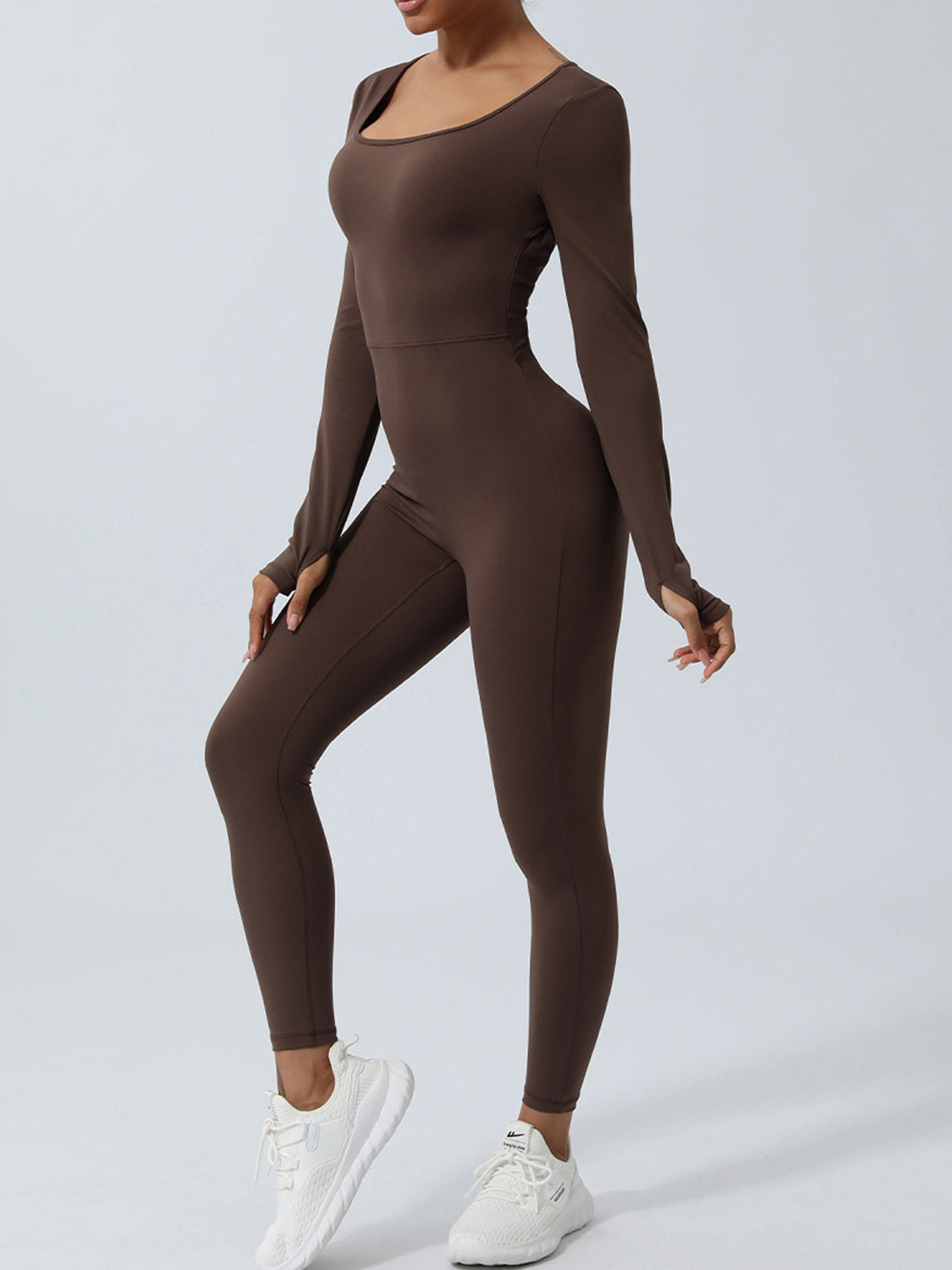 Effortlessly Stylin' Twisted Backless Long Sleeve Jumpsuit