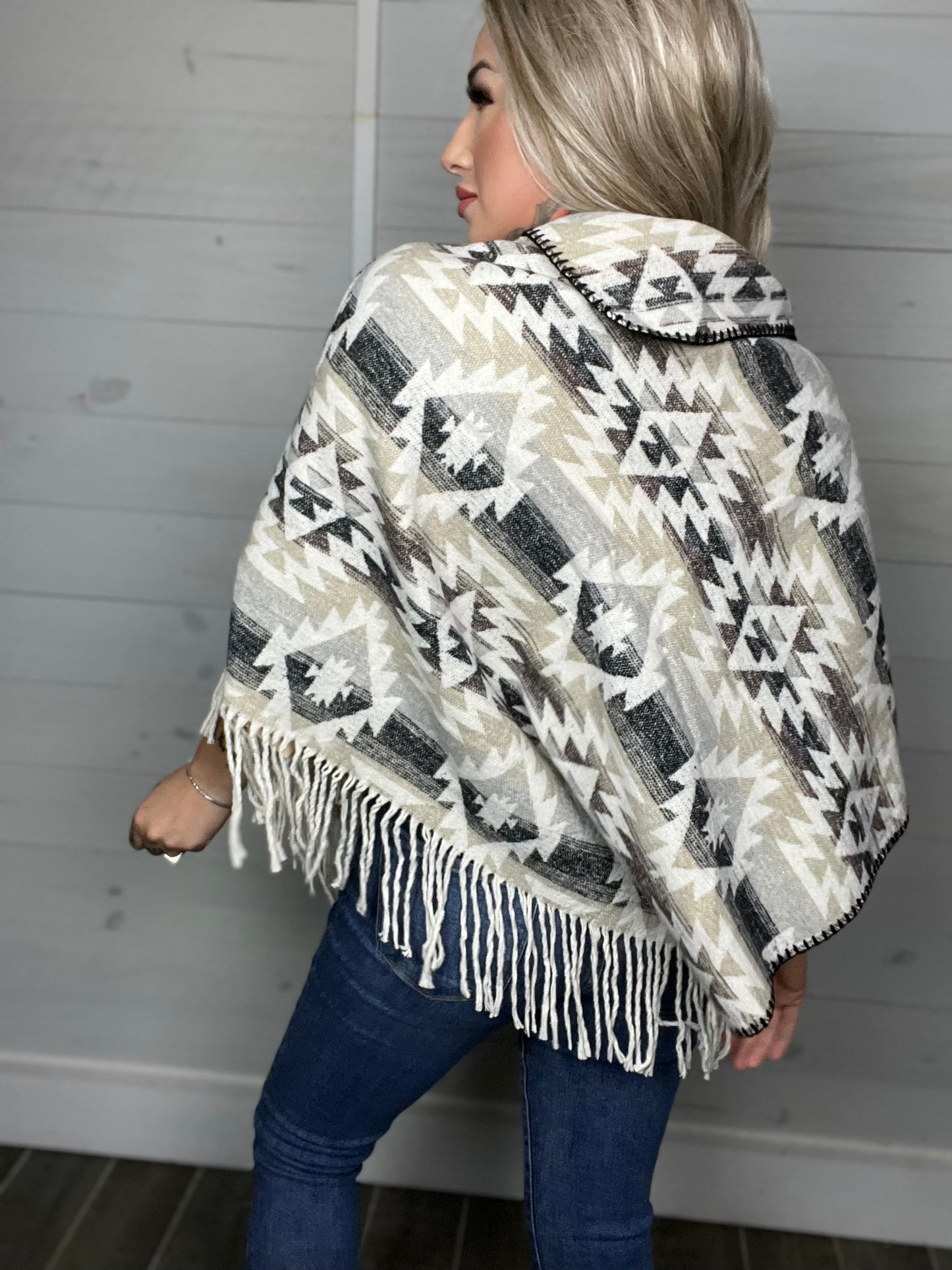 New Mexico Aztec Poncho