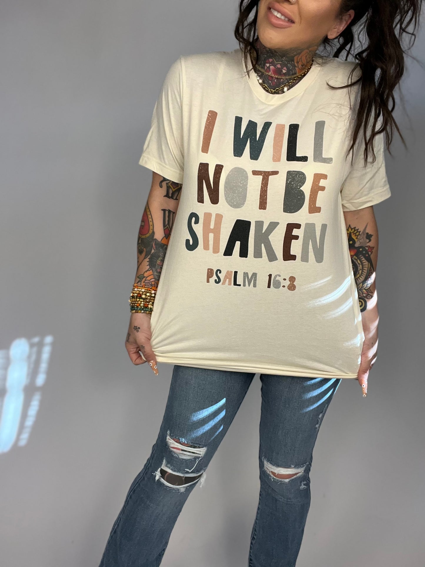 REG - I Will Not Be Shaken Easter Graphic Tee - BP