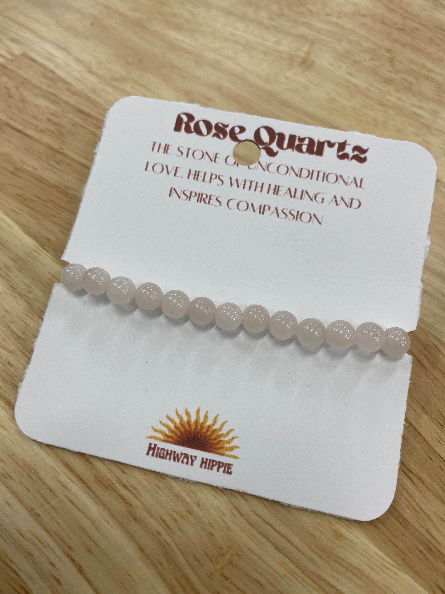 Competitive Nature Rose Quartz Bracelet