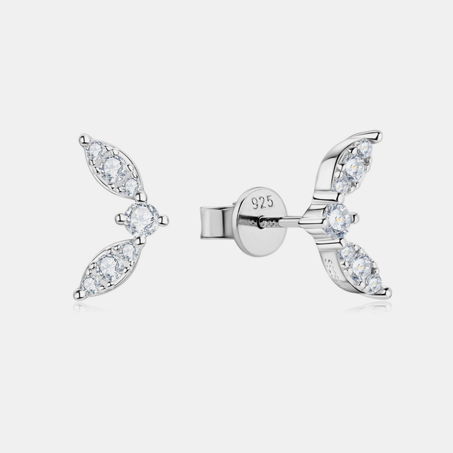 Jameson Moissanite 925 Sterling Silver Stud Earrings - BP