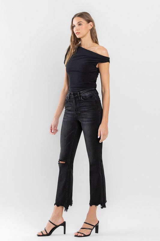 VERVET - High Rise Ankle Bootcut Jeans- BP