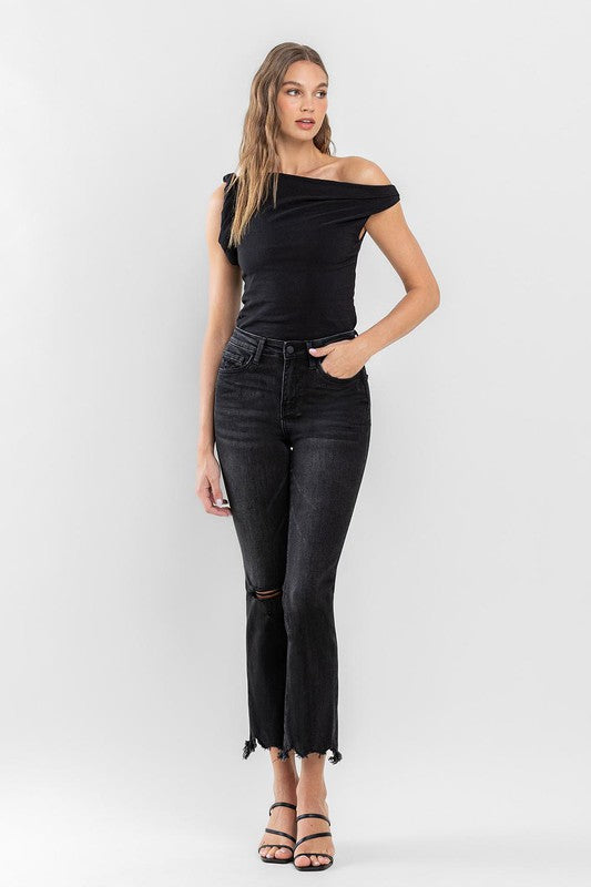 VERVET - High Rise Ankle Bootcut Jeans- BP