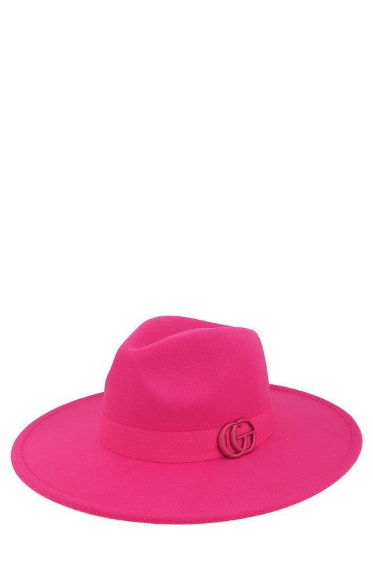 Elite Status Basic CG Charm Fedora Hat (Multiple Colors)