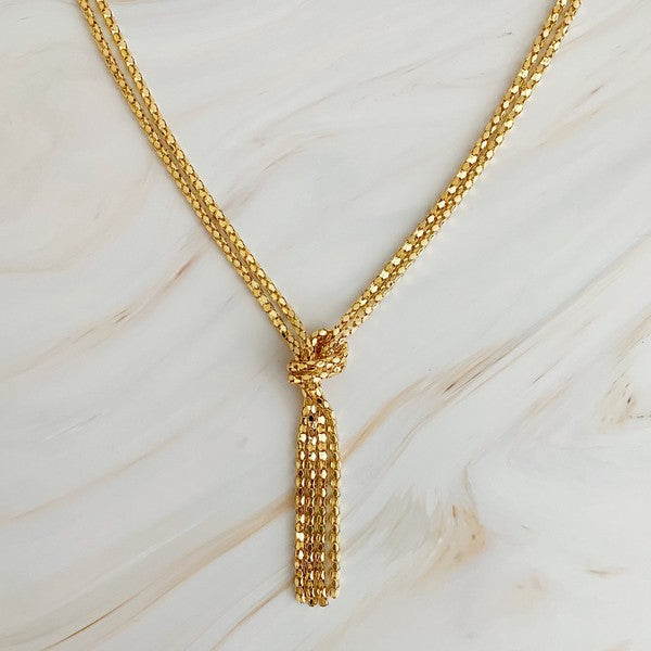 Wow Y Drop Chain Necklace - BP