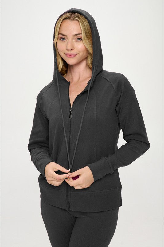 Basic Fall Casual Active Hoodie Set (Multiple Colors) - BP