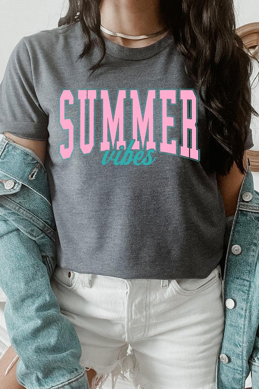 It's Giving Summer Vibes  Graphic T Shirts (Multiple Colors) - BP