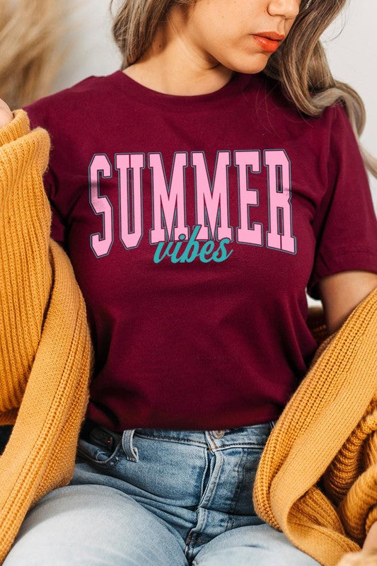 It's Giving Summer Vibes  Graphic T Shirts (Multiple Colors) - BP