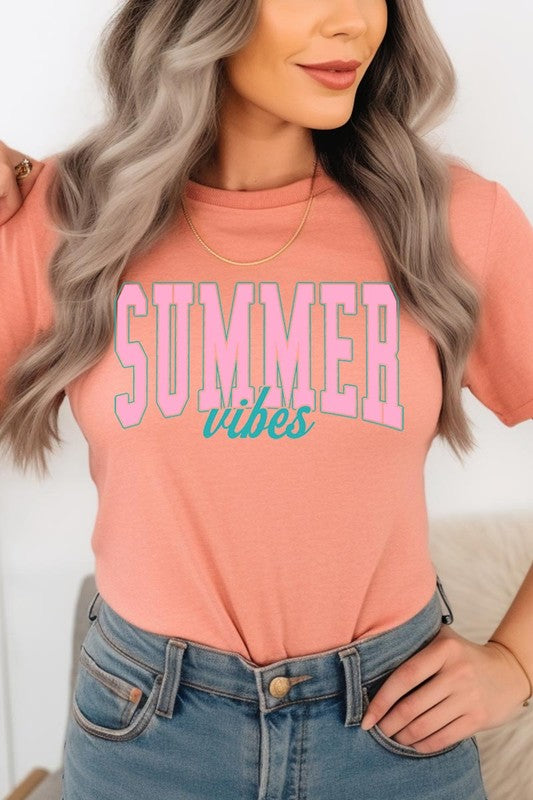 It's Giving Summer Vibes  Graphic T Shirts (Multiple Colors) - BP