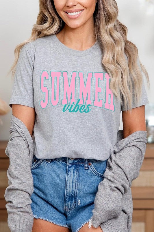 It's Giving Summer Vibes  Graphic T Shirts (Multiple Colors) - BP