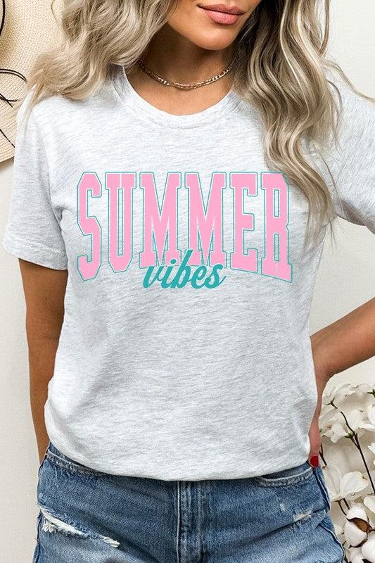 It's Giving Summer Vibes  Graphic T Shirts (Multiple Colors) - BP