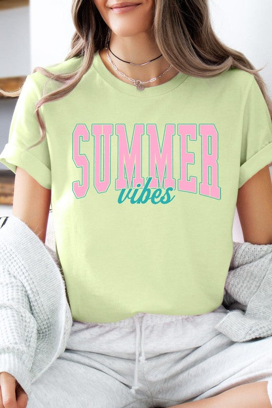 It's Giving Summer Vibes  Graphic T Shirts (Multiple Colors) - BP