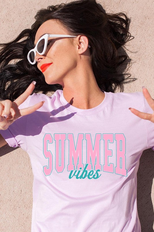 It's Giving Summer Vibes  Graphic T Shirts (Multiple Colors) - BP