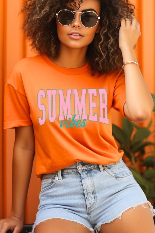 It's Giving Summer Vibes  Graphic T Shirts (Multiple Colors) - BP