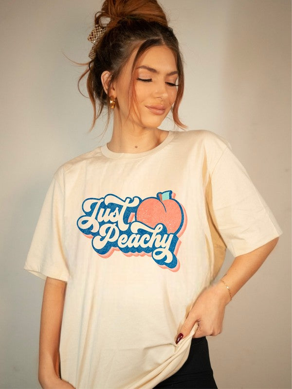 (2X-3X) Just Peachy Softstyle Tee (Multiple Colors)