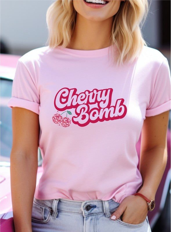 Ch Ch Cherry Bomb Disco Ball Softstyle Tee (Multiple Colors)