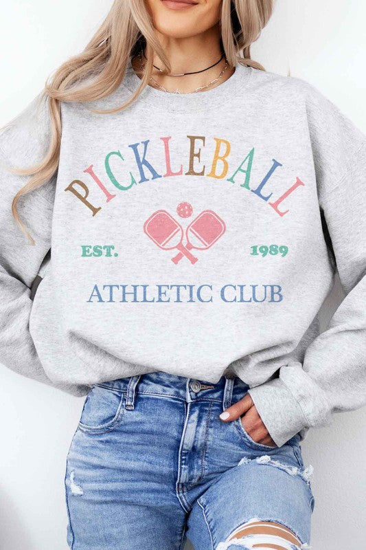 Pickleball Crew Graphic Sweatshirt (Multiple Colors)