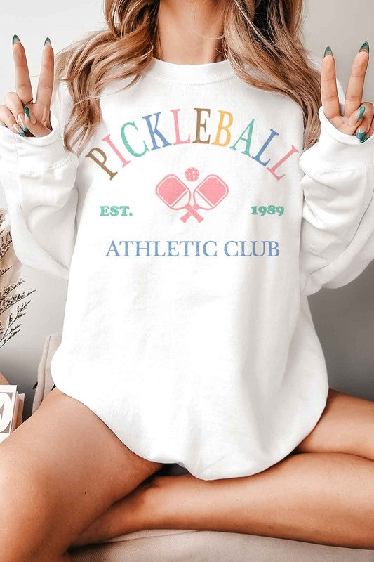 Pickleball Crew Graphic Sweatshirt (Multiple Colors)