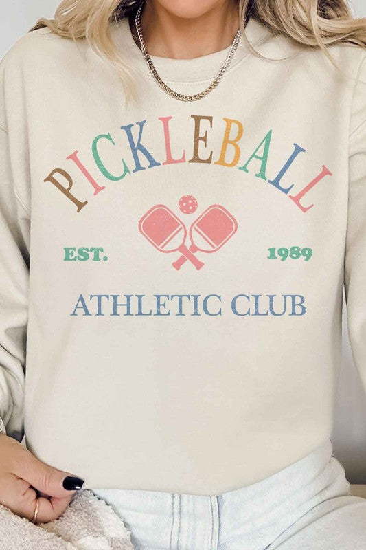 Pickleball Crew Graphic Sweatshirt (Multiple Colors)