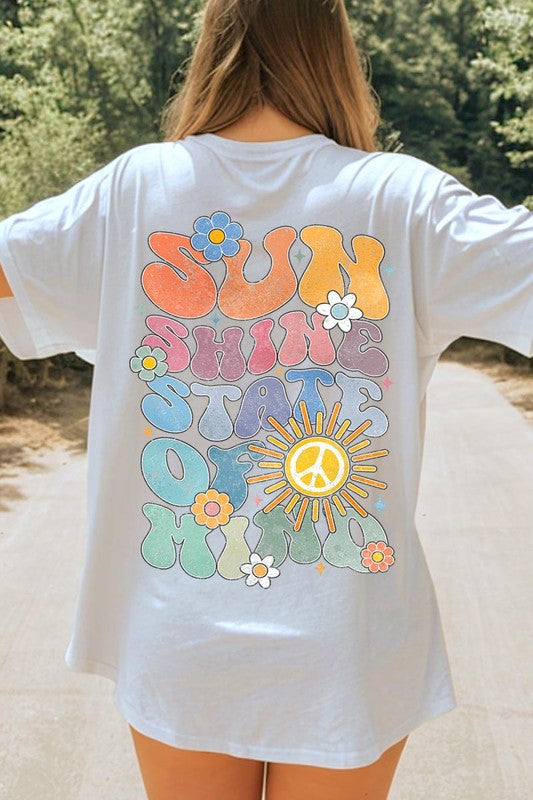 Sunshine State of Mind Back Graphic T Shirts (Multiple Colors)