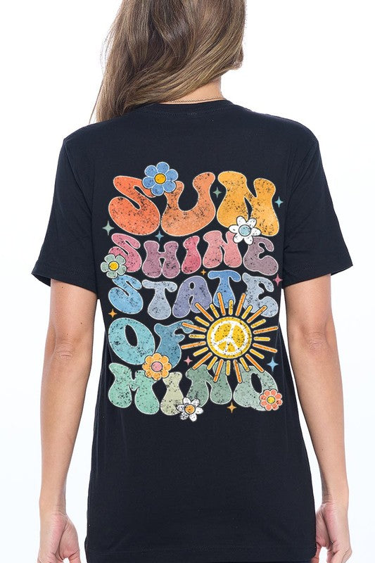 Sunshine State of Mind Back Graphic T Shirts (Multiple Colors)