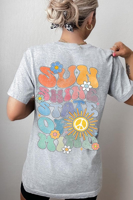 Sunshine State of Mind Back Graphic T Shirts (Multiple Colors)