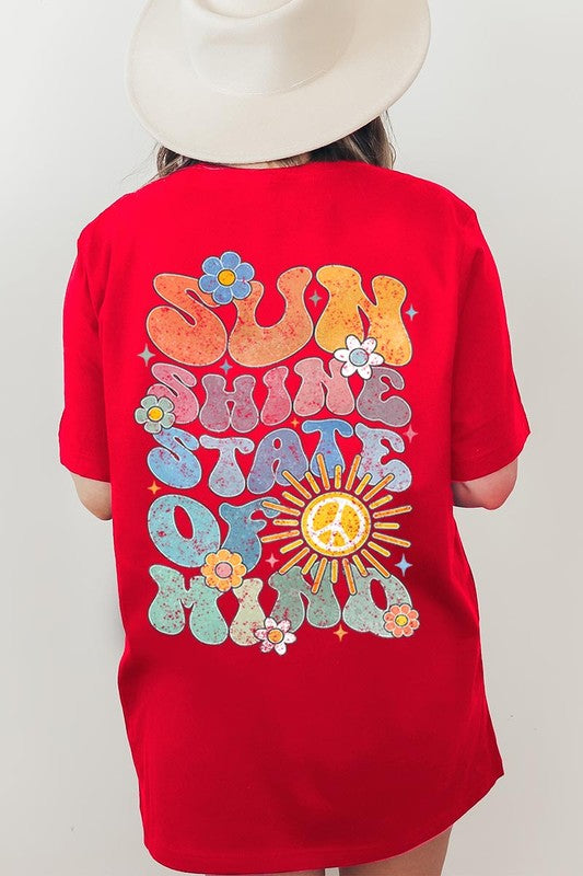 Sunshine State of Mind Back Graphic T Shirts (Multiple Colors)