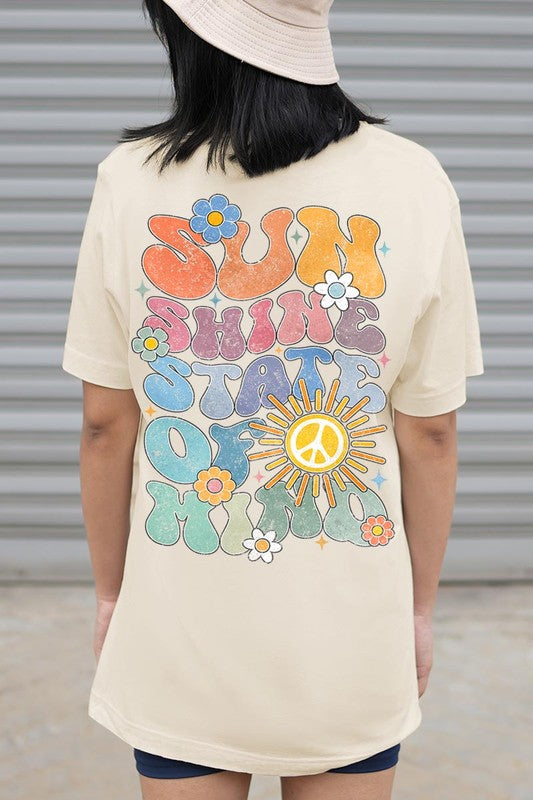 Sunshine State of Mind Back Graphic T Shirts (Multiple Colors)