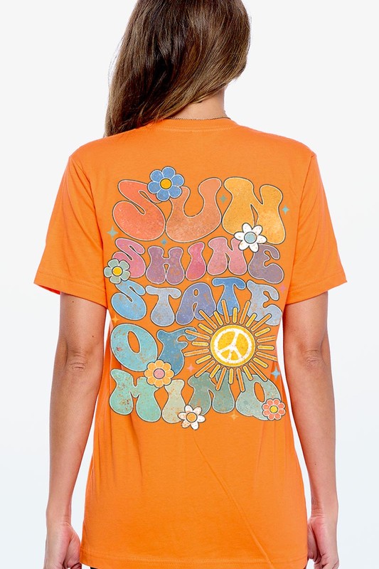 Sunshine State of Mind Back Graphic T Shirts (Multiple Colors)