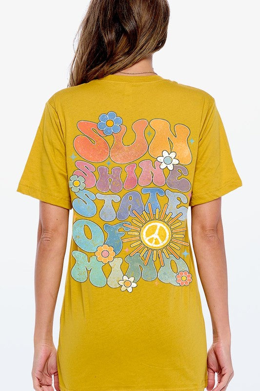 Sunshine State of Mind Back Graphic T Shirts (Multiple Colors)