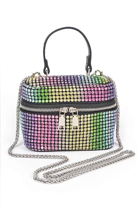 Remi Ma Full Stone Small Vanity Iconic Swing Bag (Multiple Colors)