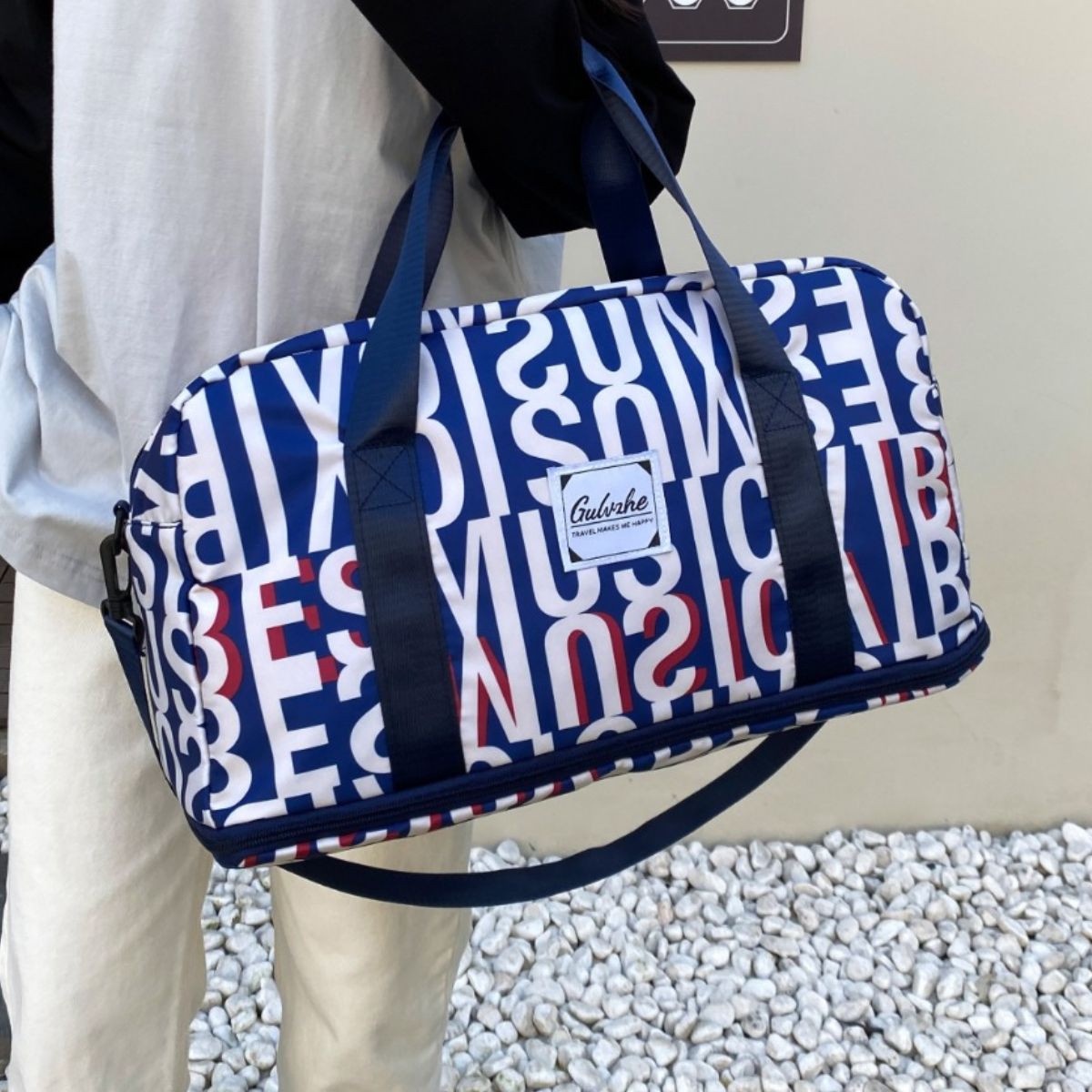 The Power Of She Oxford Cloth Printed Travel Bag