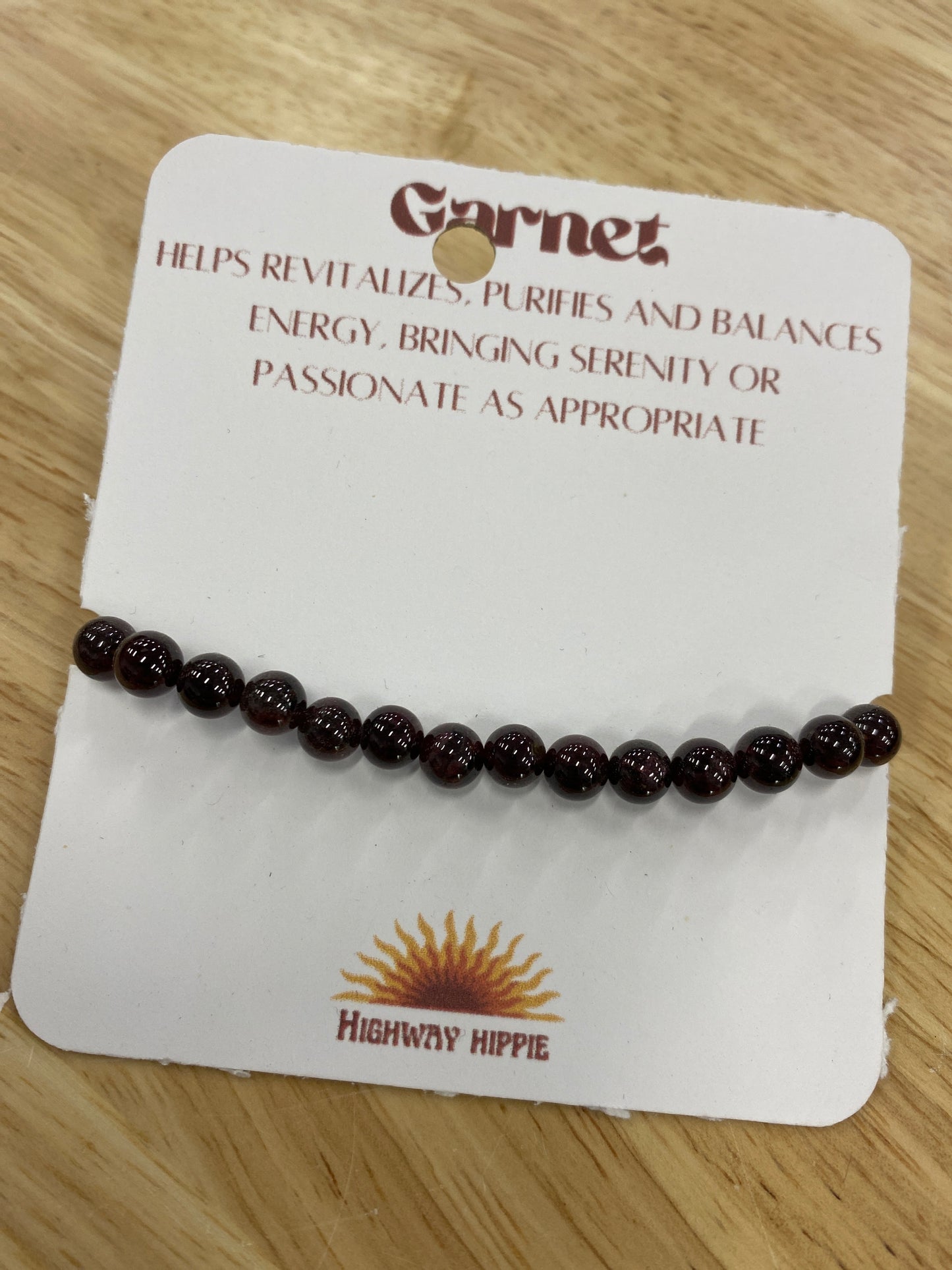 Adore You Garnet Bracelet