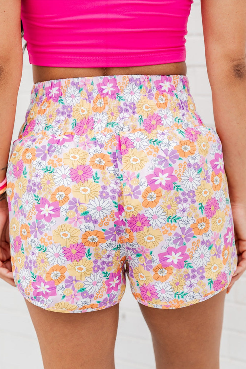 Floral Essence Printed High Waist Shorts (Multiple Colors) - BP