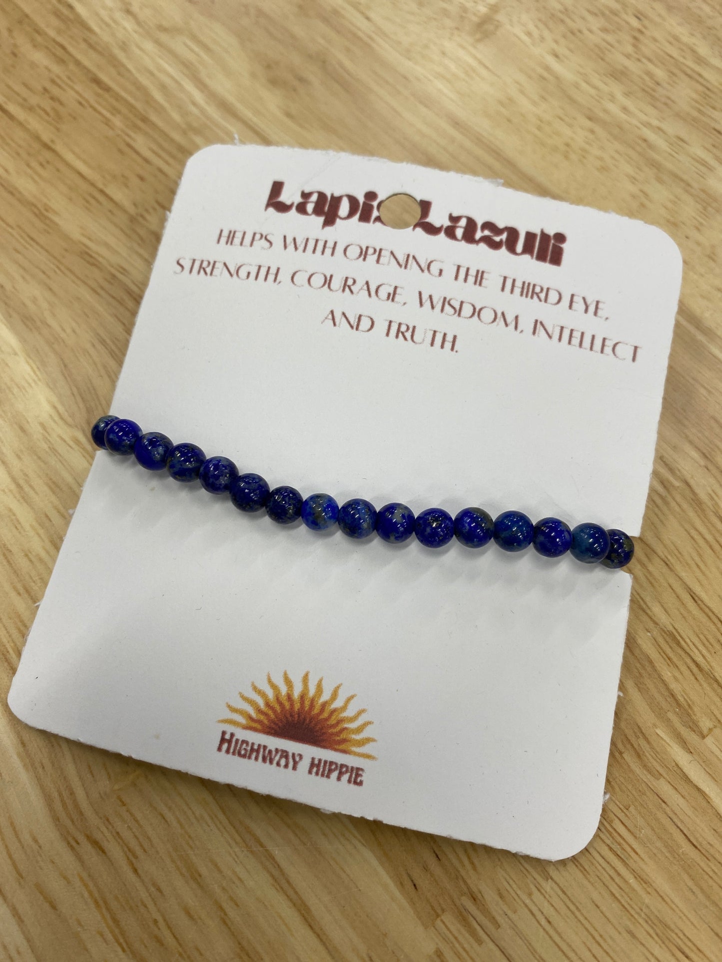 Unspoken Words Lapis Lazuli Bracelet