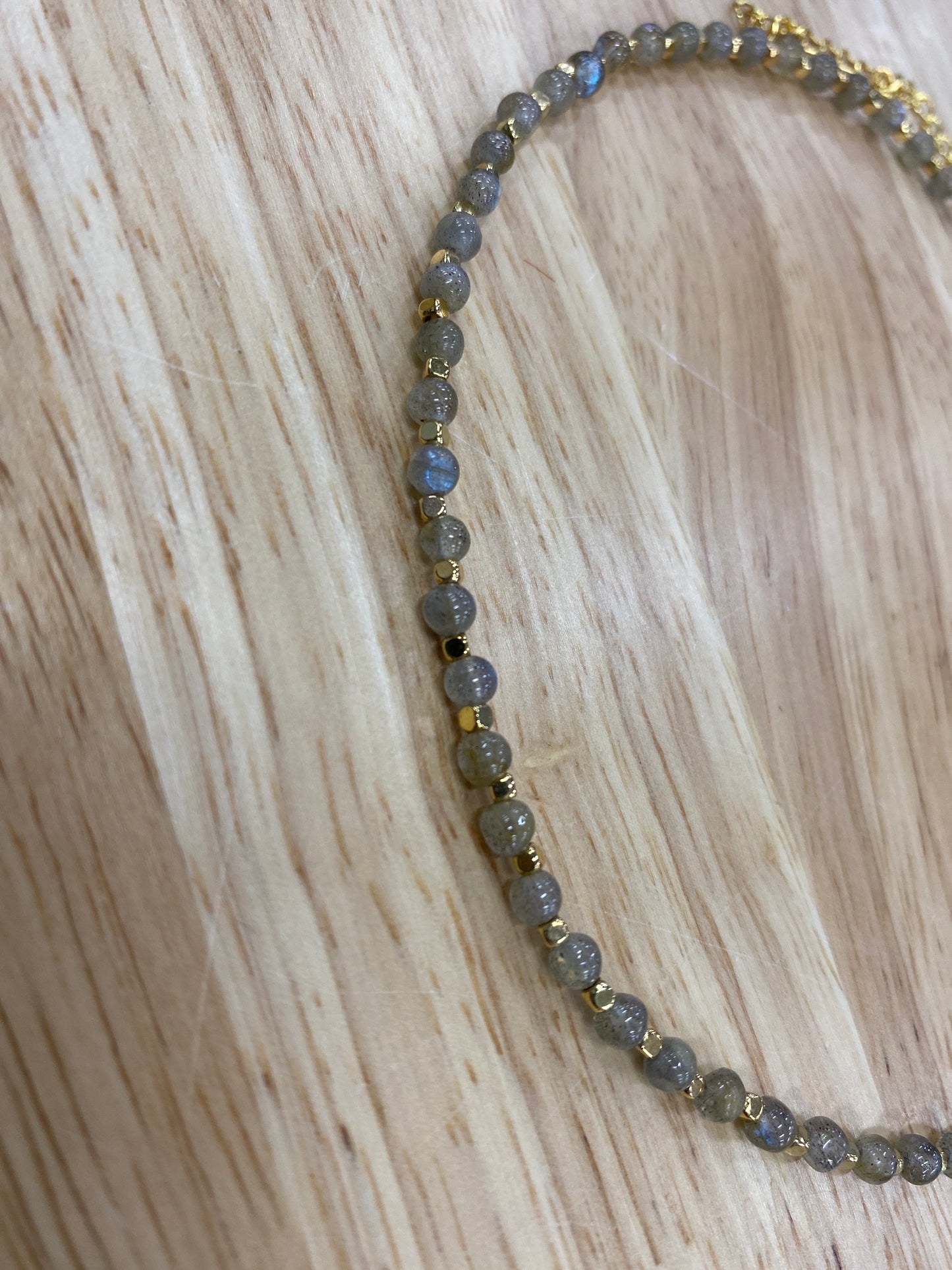 No Spotlight Needed Labradorite Choker