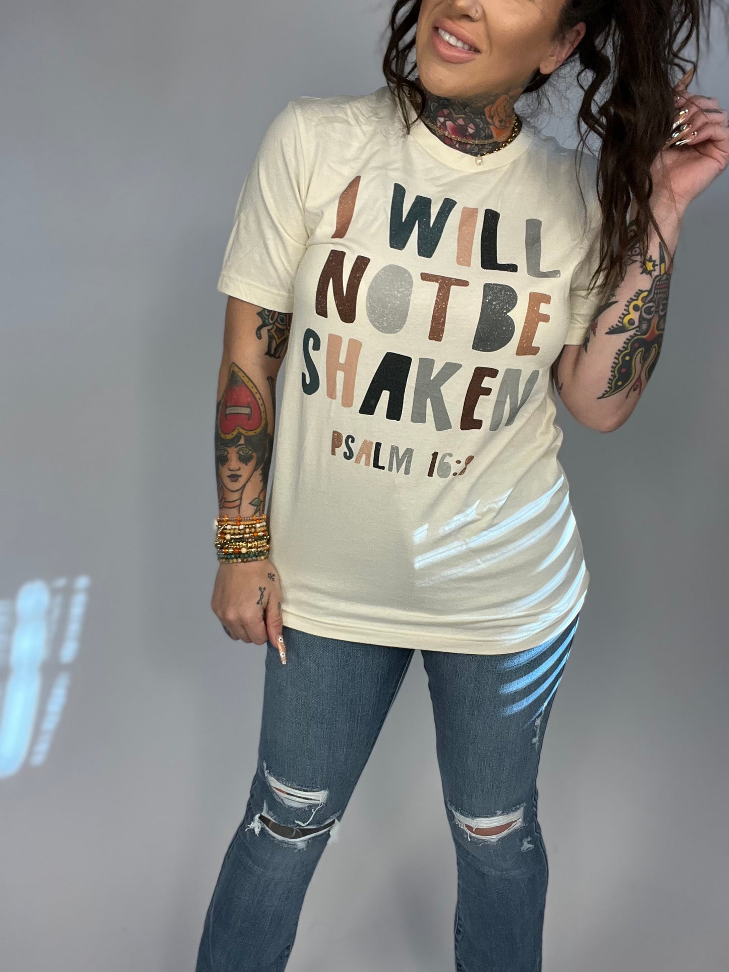 REG - I Will Not Be Shaken Easter Graphic Tee - BP