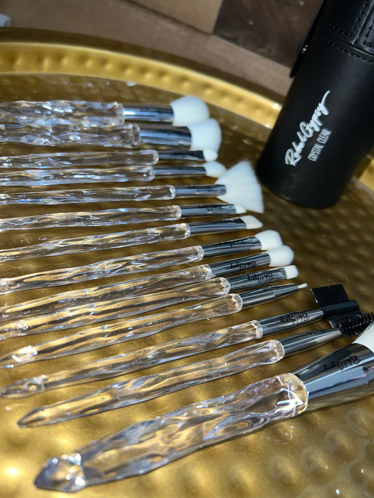 Crystal Clear Premium Makeup Brush Set