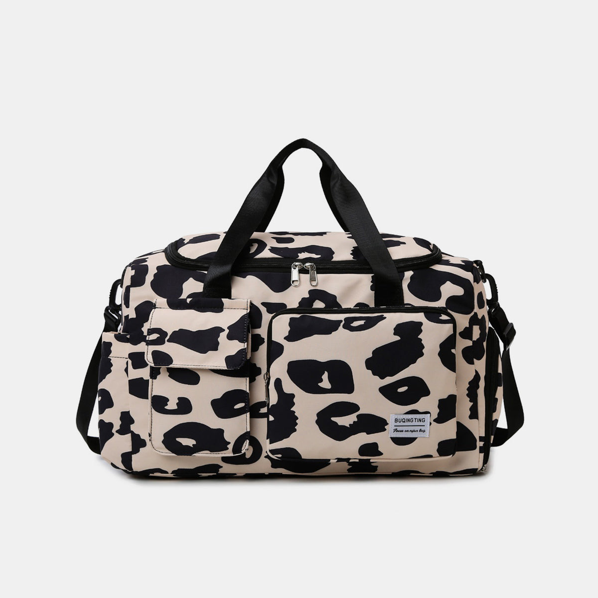 Traveling Heart Oxford Cloth Animal Print Travel Bag (Multiple Colors)