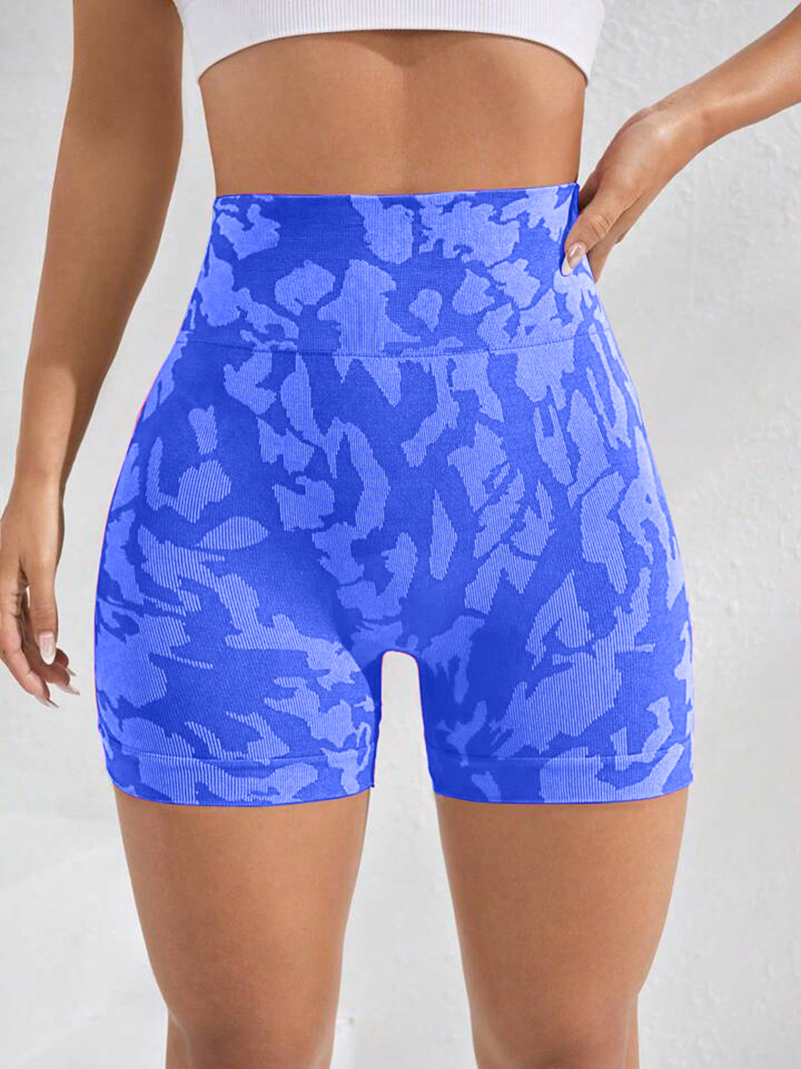 Get After It Printed High Waist Active Shorts (Multiple Colors) - BP