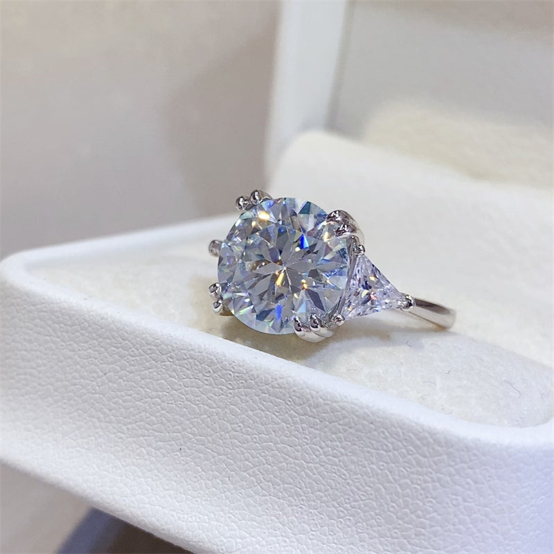 Cherice 5 Carat Moissanite 925 Sterling Silver Ring